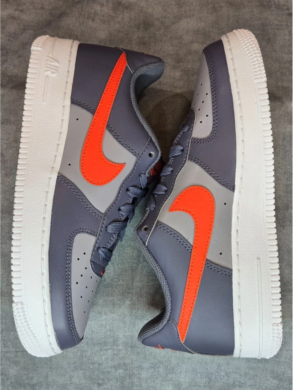 Nike Air Force 1 - Cement Grey / Team Orange (CT3839-008) Youth 5Y / Women's 6.5